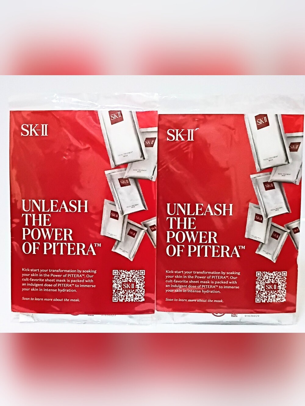 SK-II Facial Treatment Mask Set of 2 Pitera Face Sheet Masks New Sealed Authenti